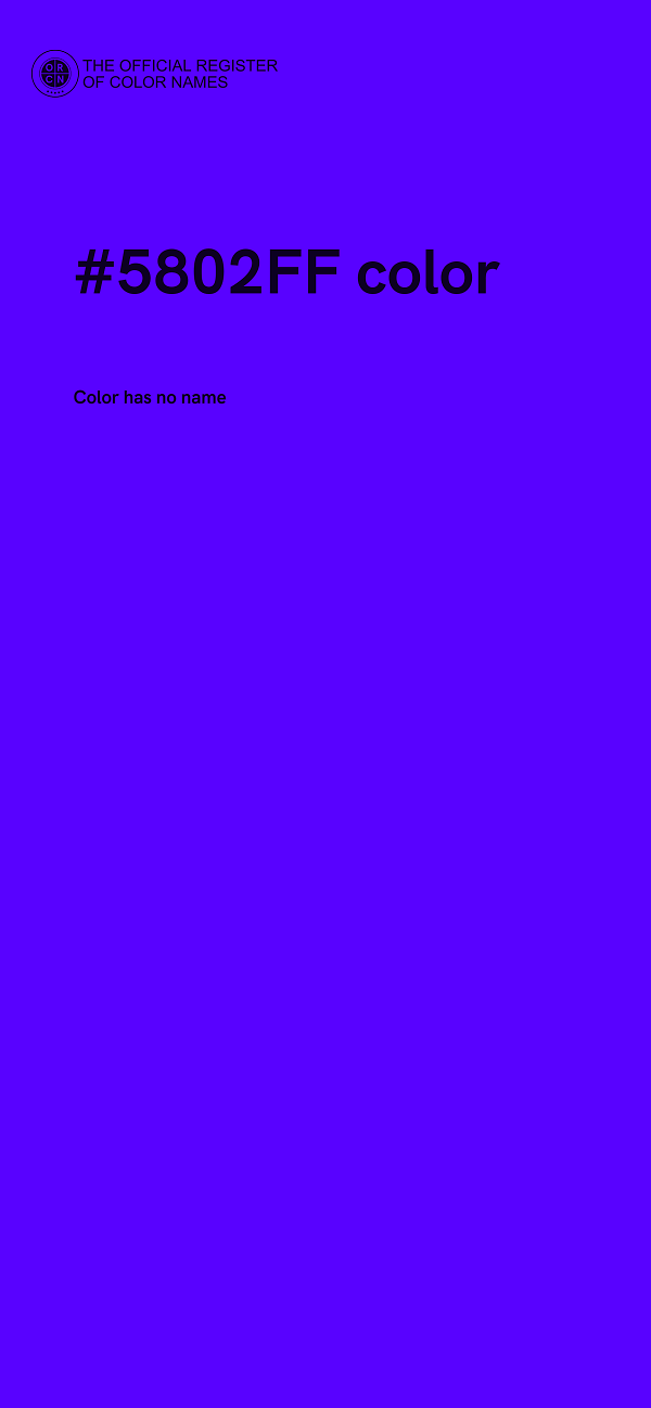 #5802FF color image