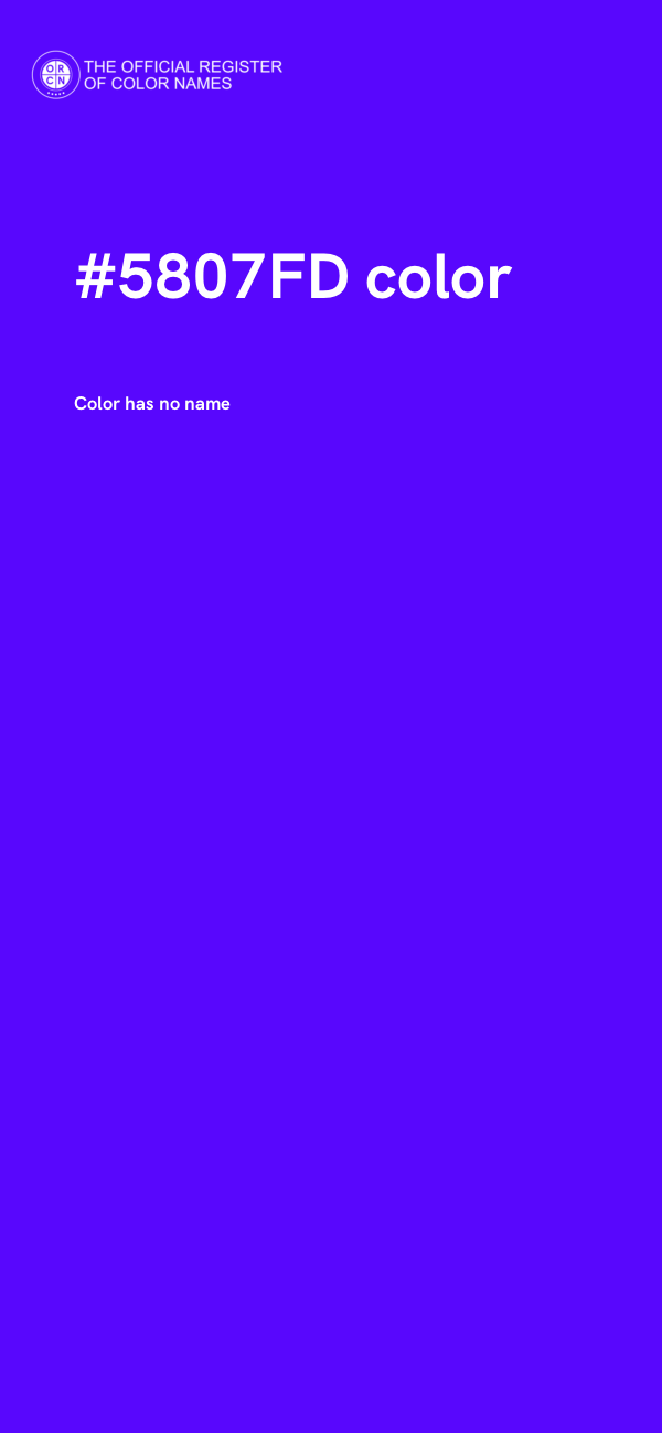 #5807FD color image