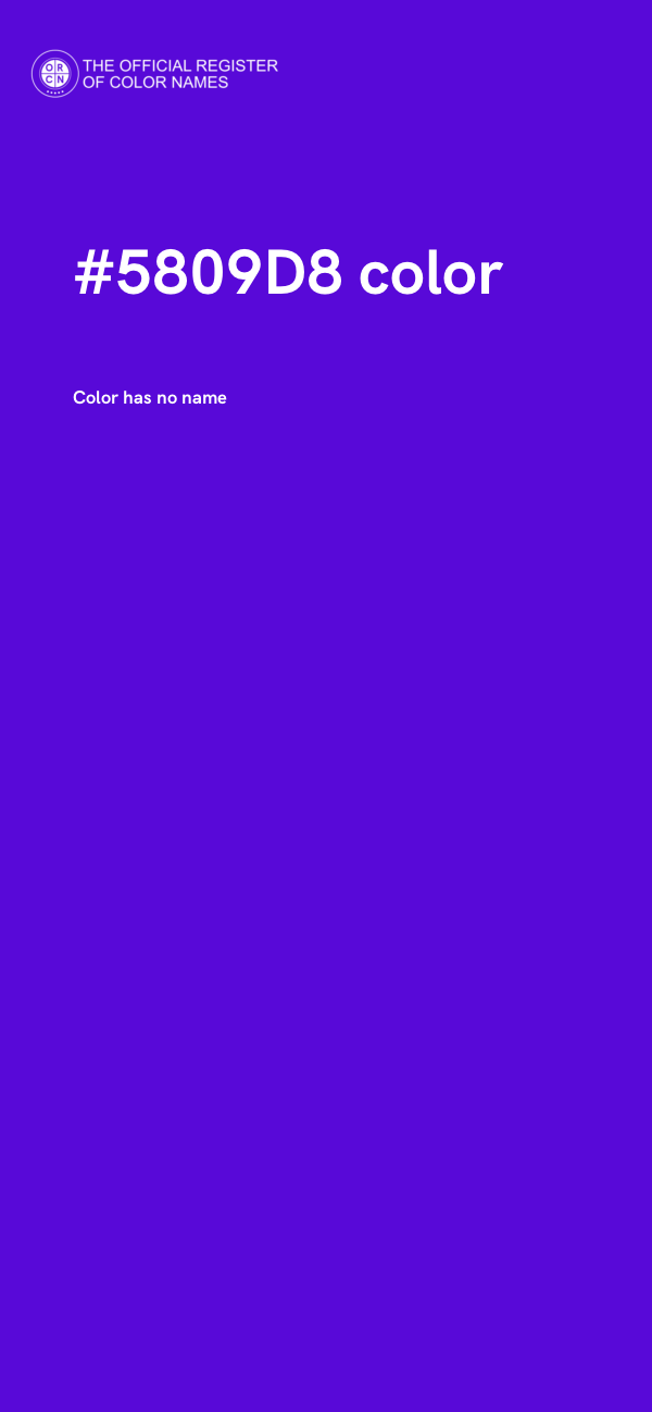 #5809D8 color image
