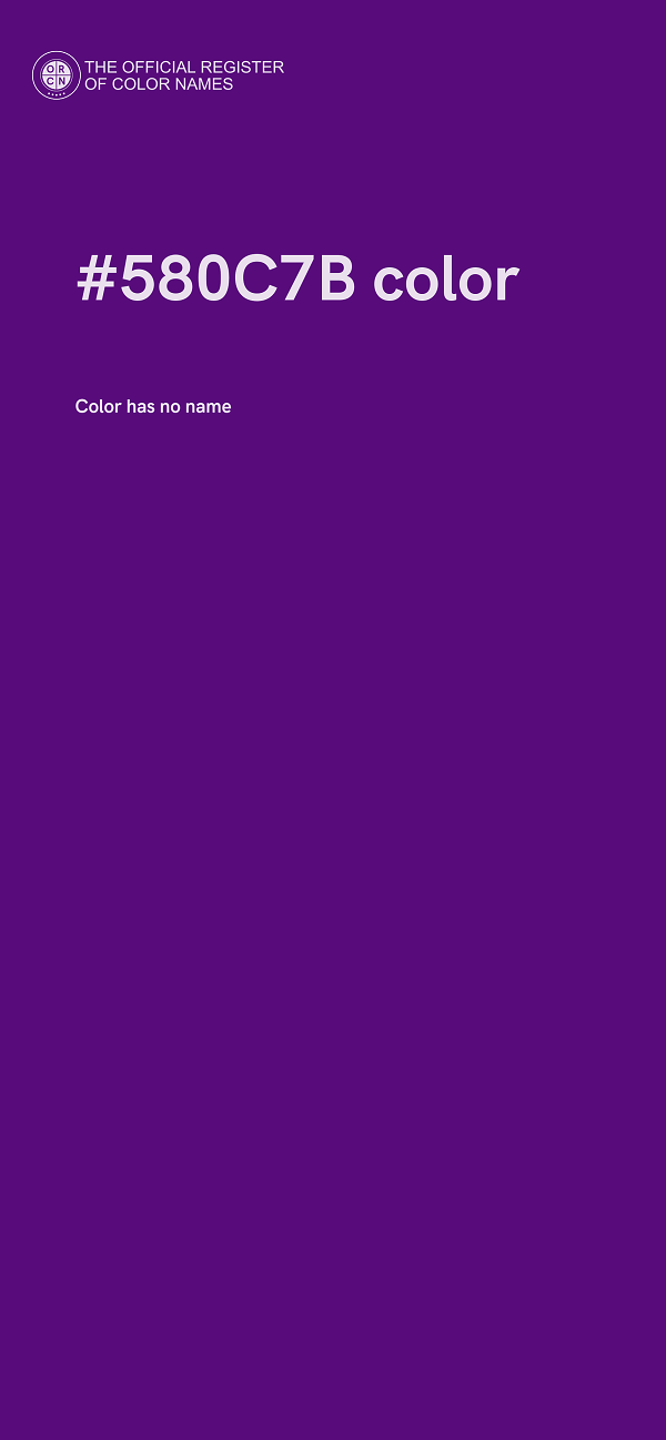 #580C7B color image