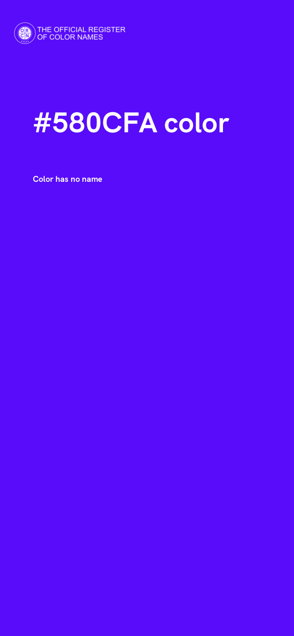 #580CFA color image