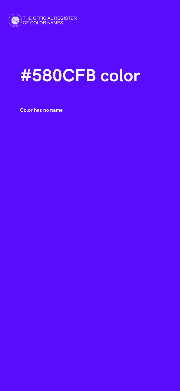 #580CFB color image