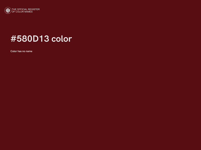 #580D13 color image