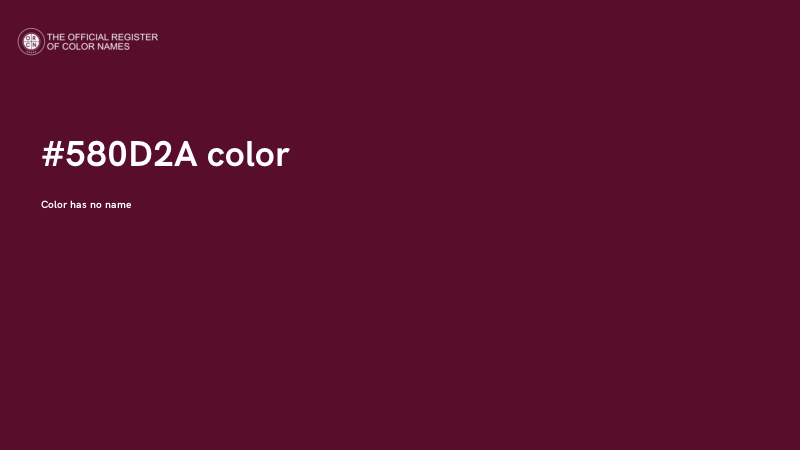 #580D2A color image