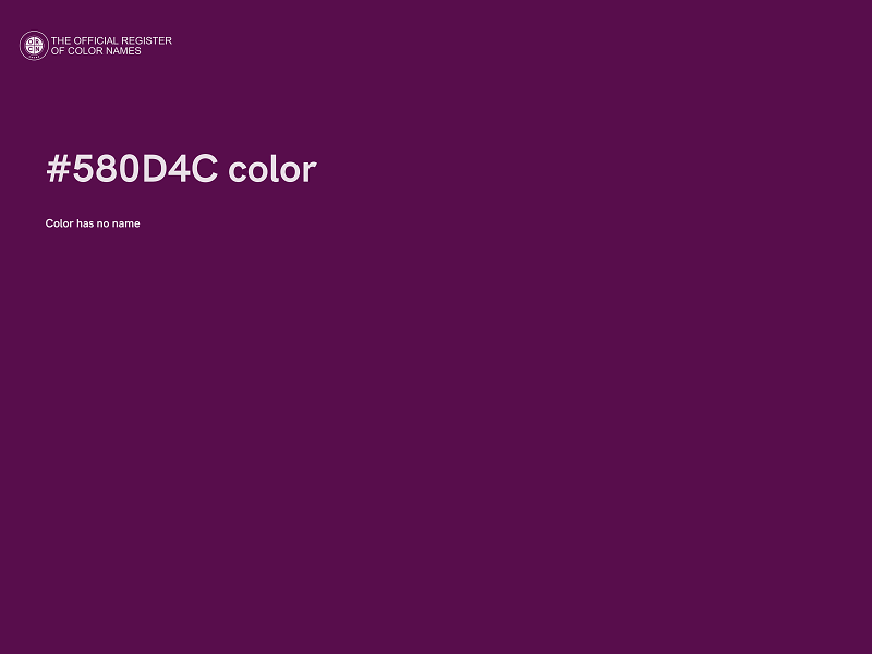 #580D4C color image