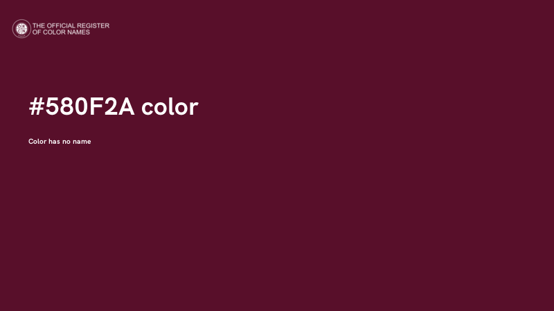 #580F2A color image
