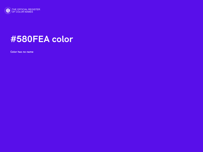 #580FEA color image