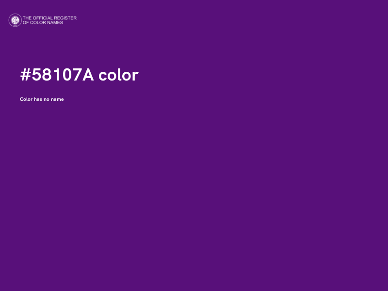 #58107A color image