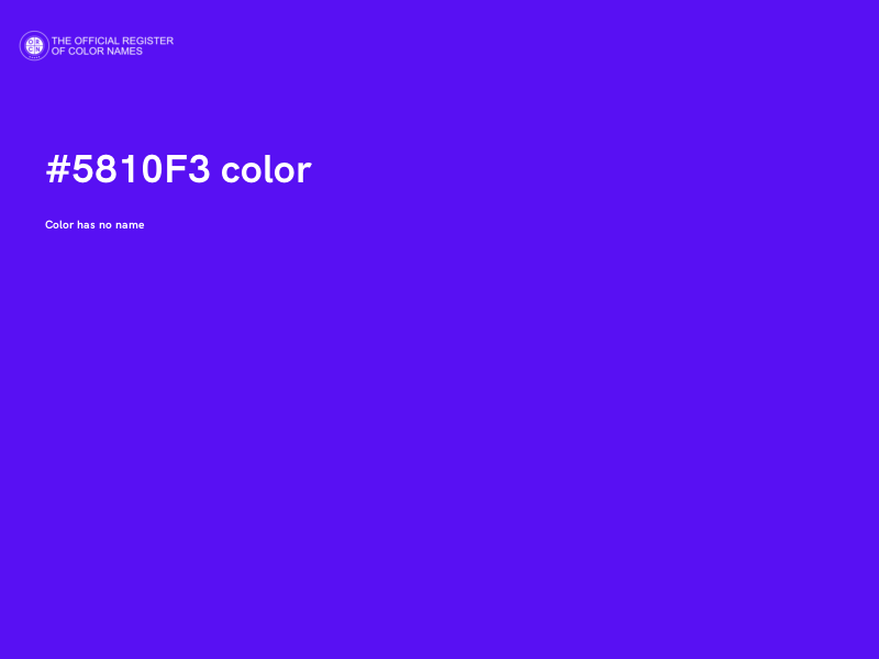 #5810F3 color image