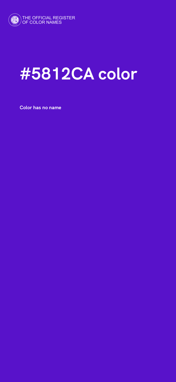 #5812CA color image