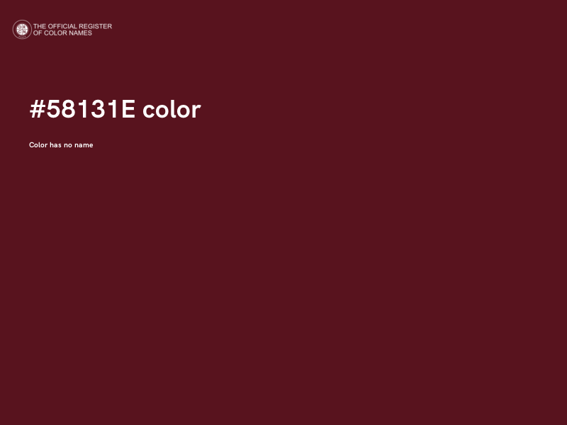 #58131E color image