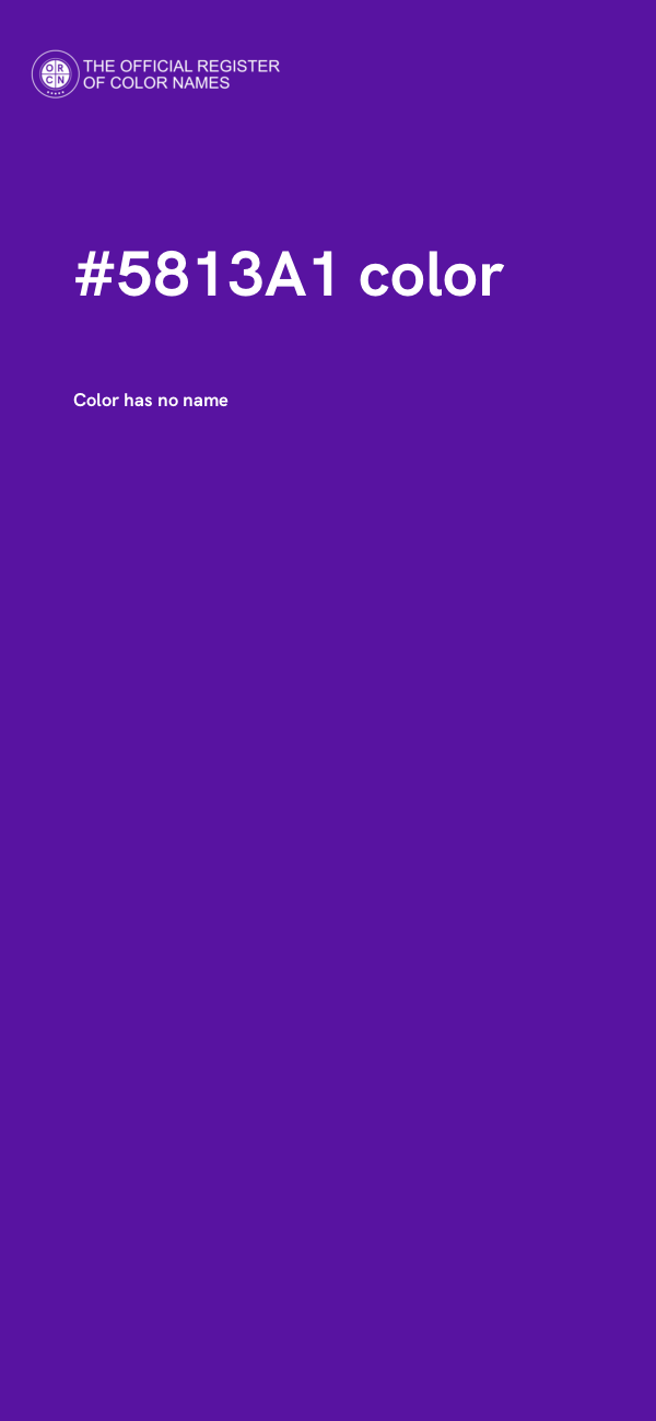 #5813A1 color image