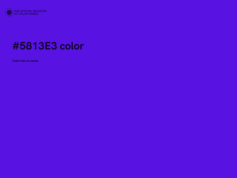 #5813E3 color image