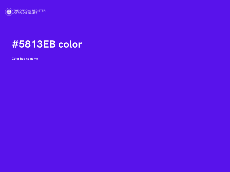 #5813EB color image