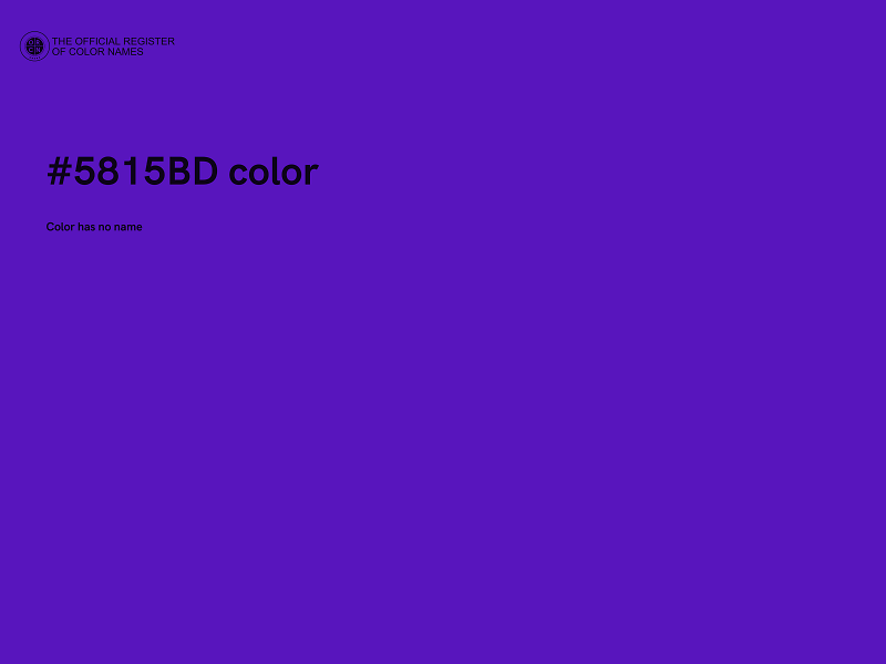#5815BD color image