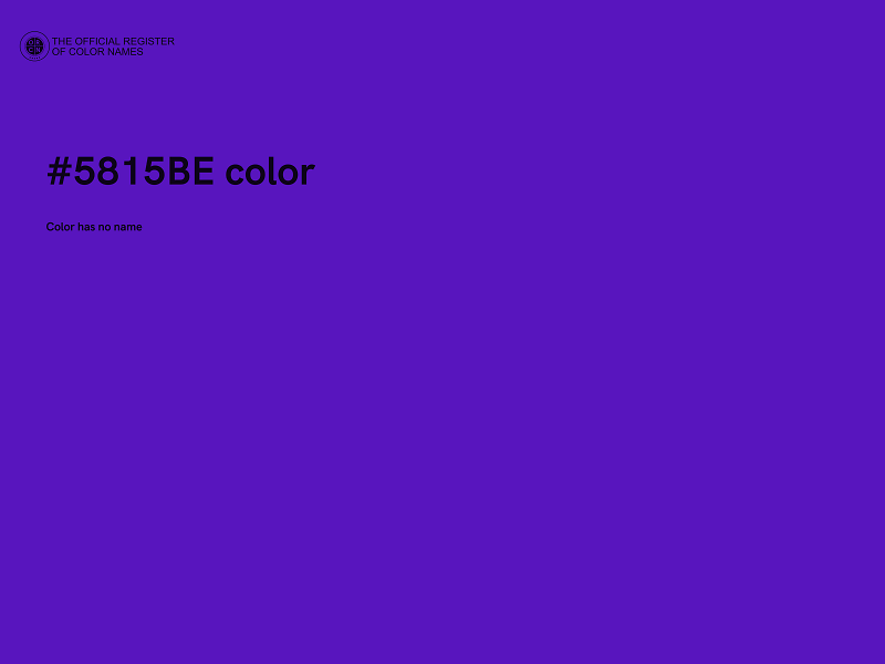 #5815BE color image