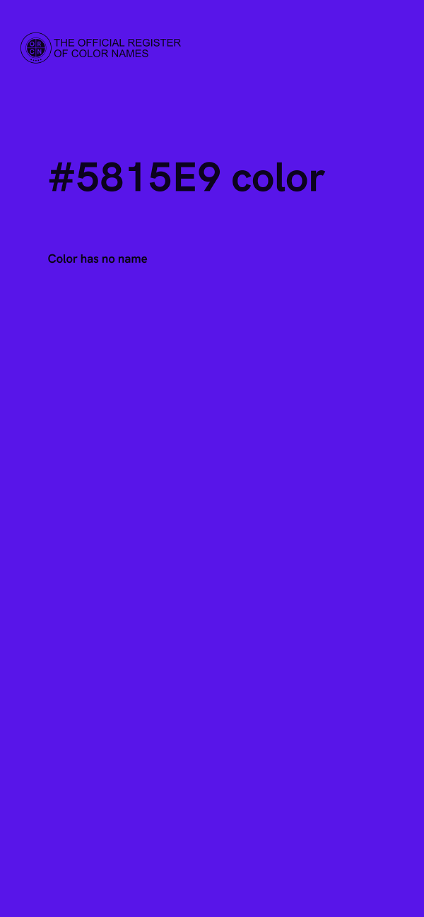 #5815E9 color image