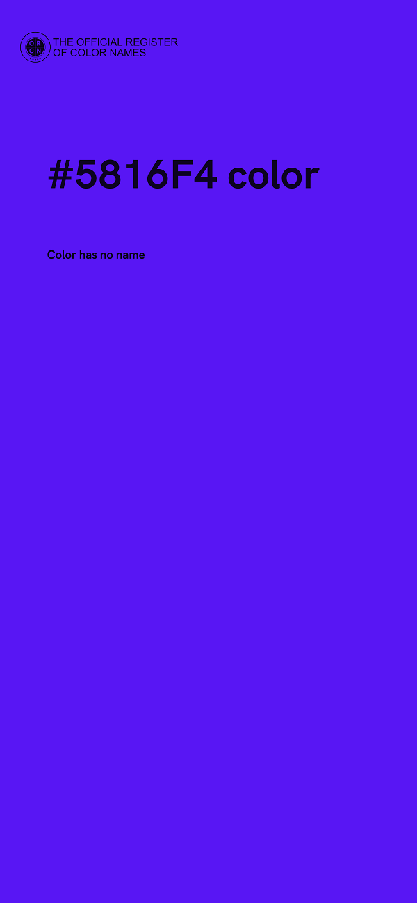 #5816F4 color image