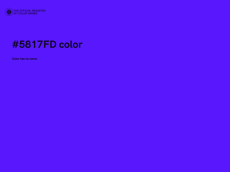 #5817FD color image