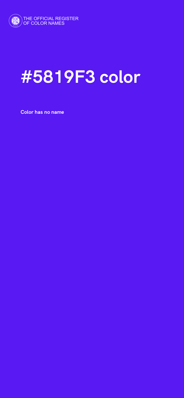 #5819F3 color image