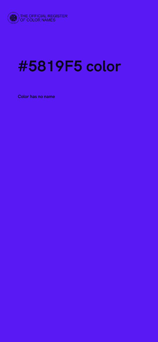 #5819F5 color image