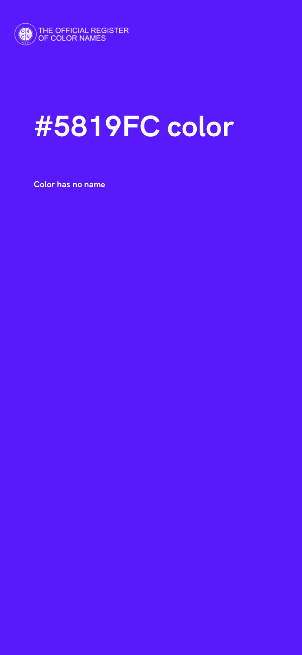 #5819FC color image