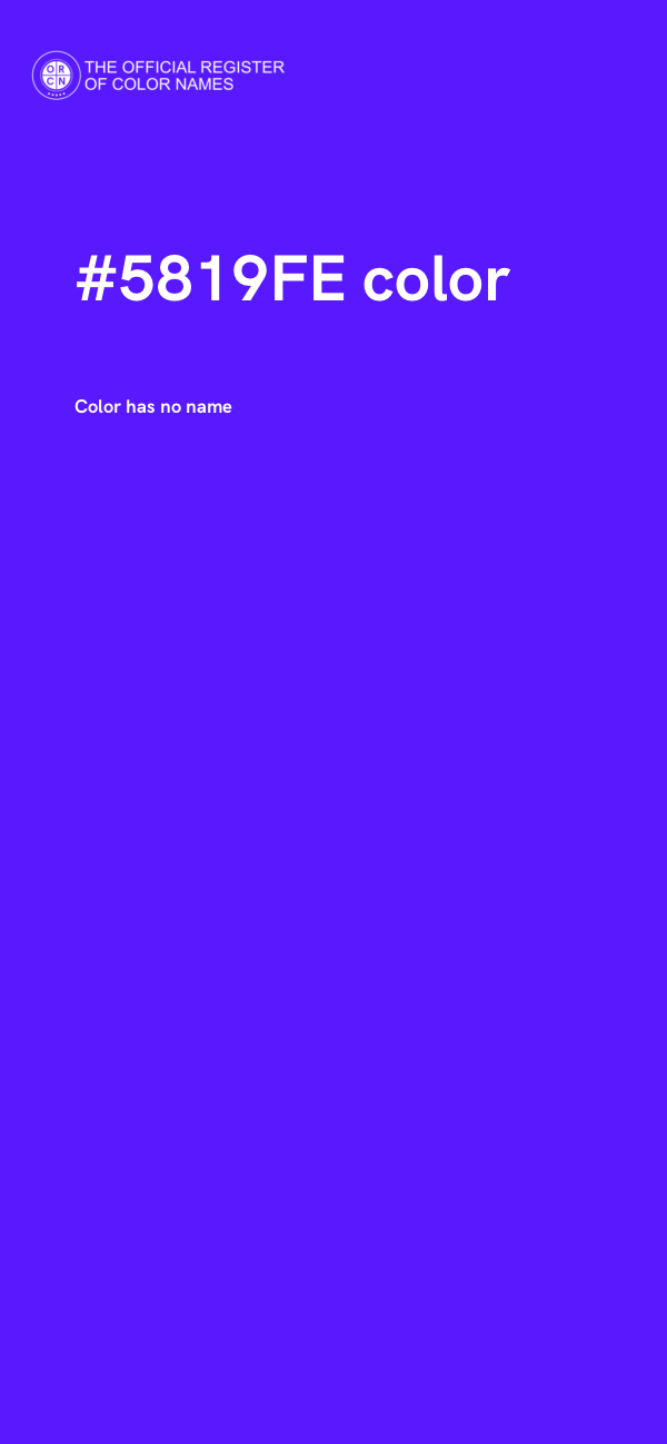 #5819FE color image