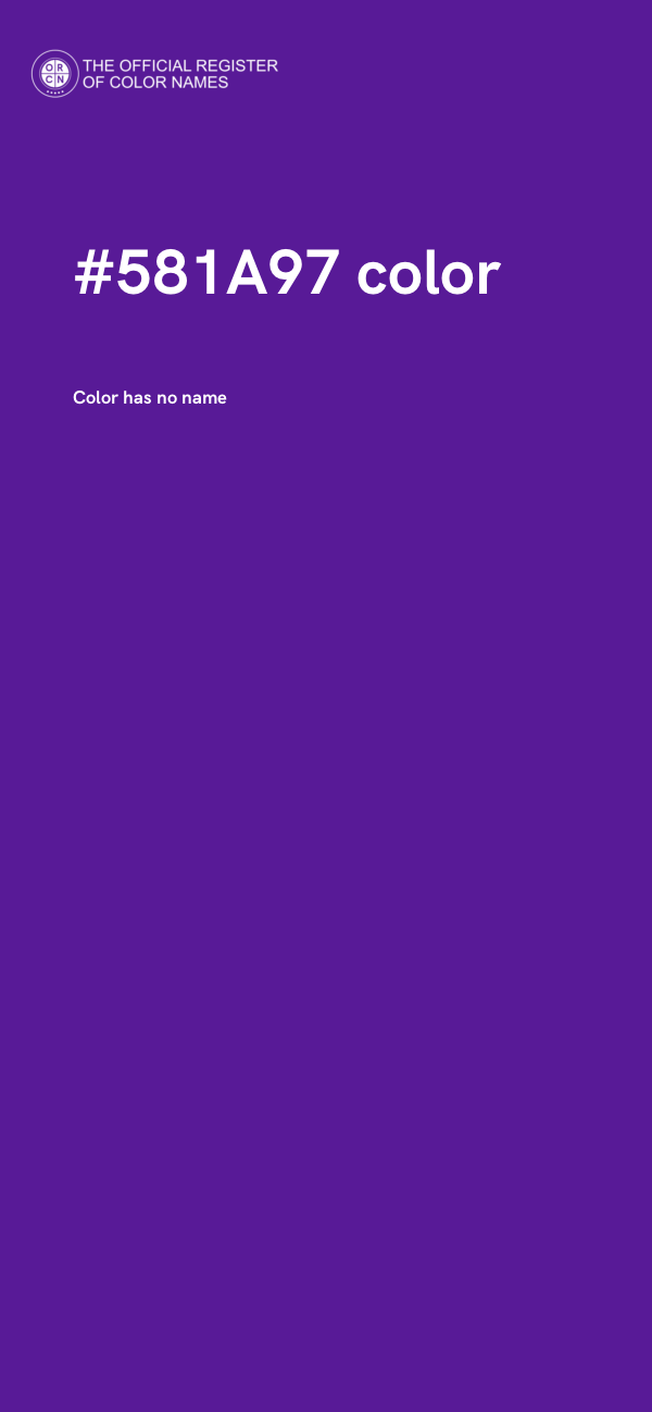 #581A97 color image