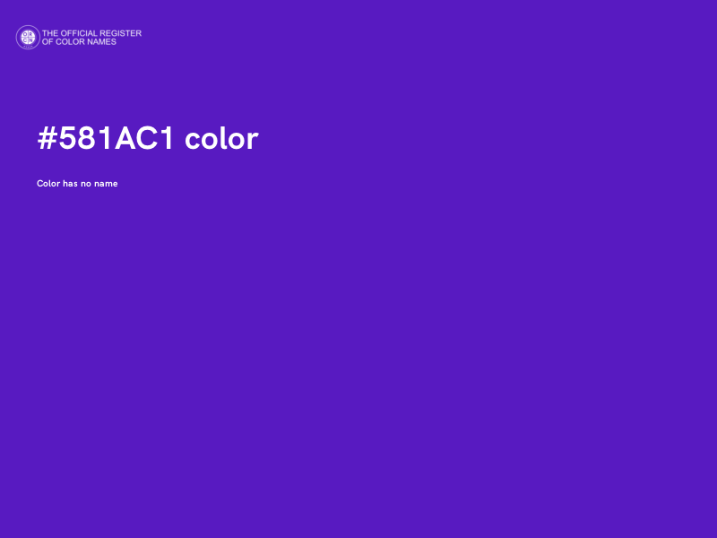 #581AC1 color image