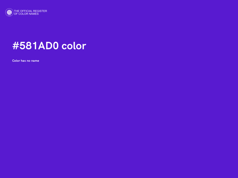#581AD0 color image