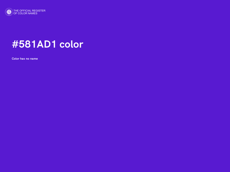 #581AD1 color image