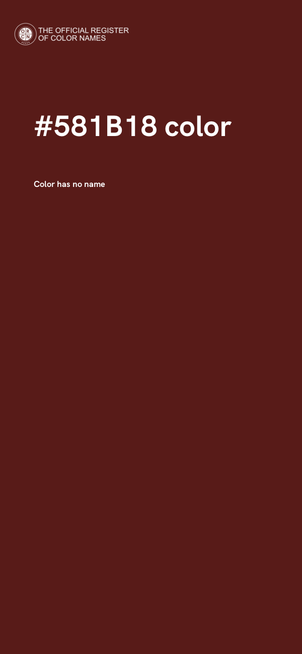 #581B18 color image