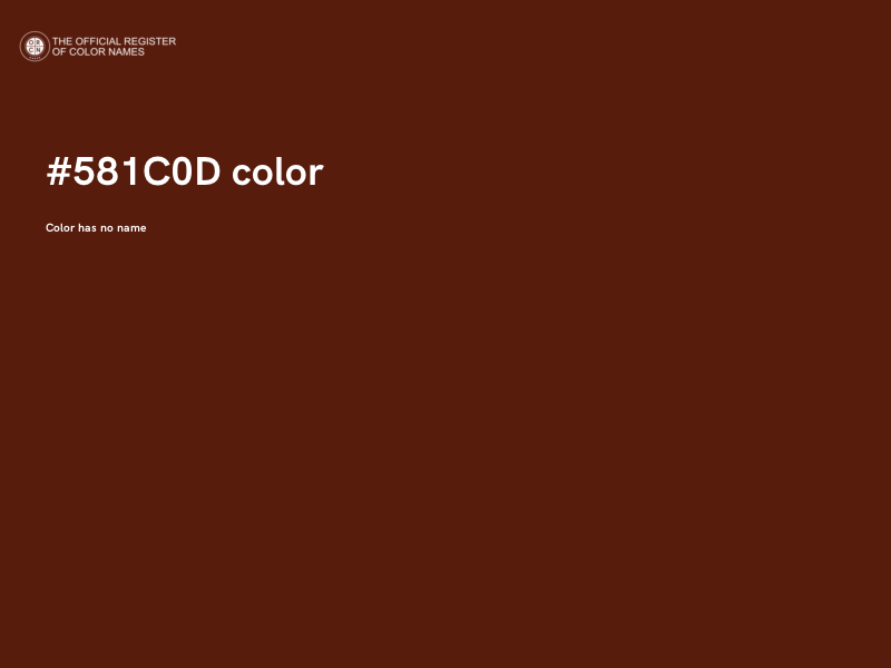 #581C0D color image