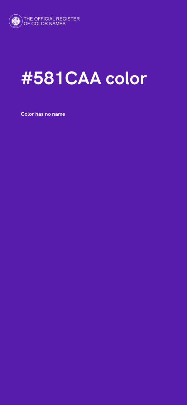 #581CAA color image