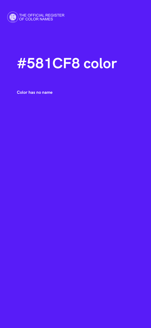 #581CF8 color image
