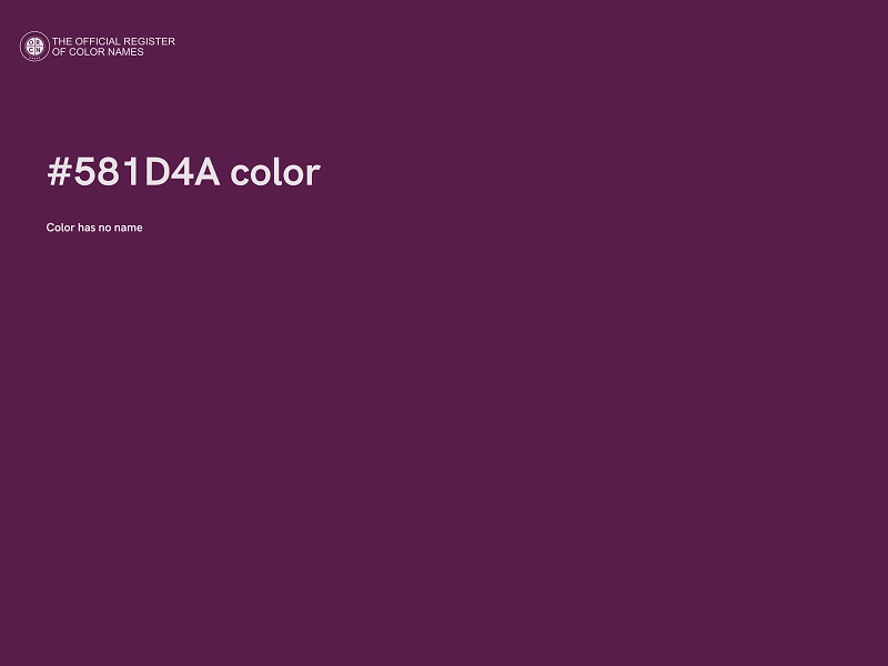 #581D4A color image