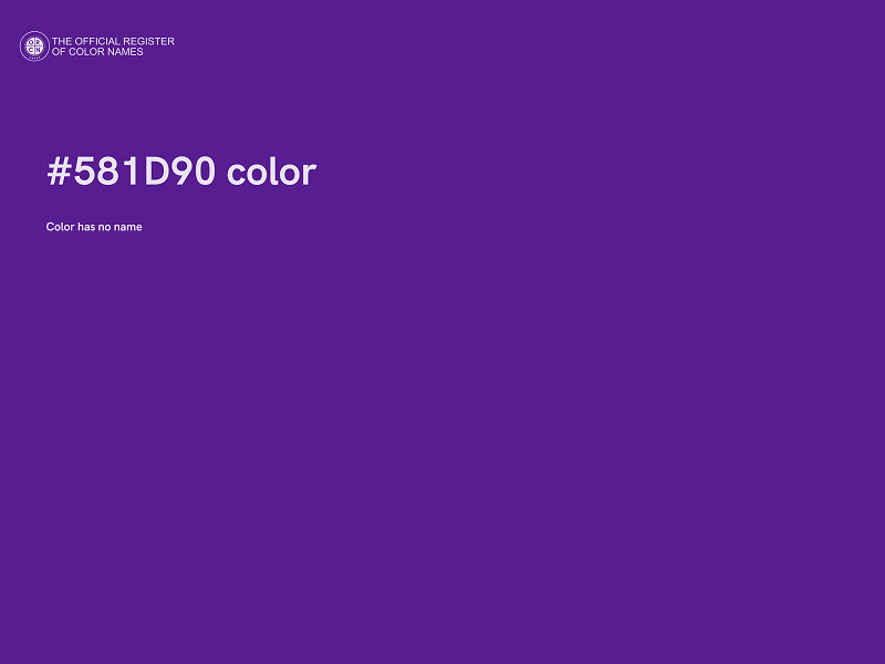 #581D90 color image