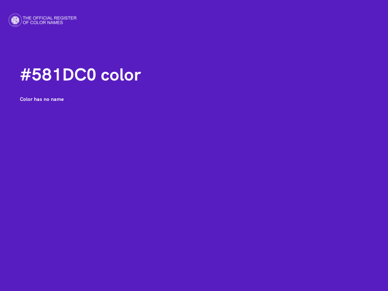 #581DC0 color image