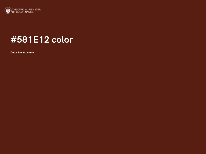 #581E12 color image