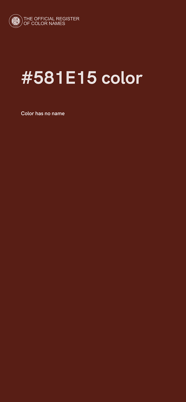 #581E15 color image