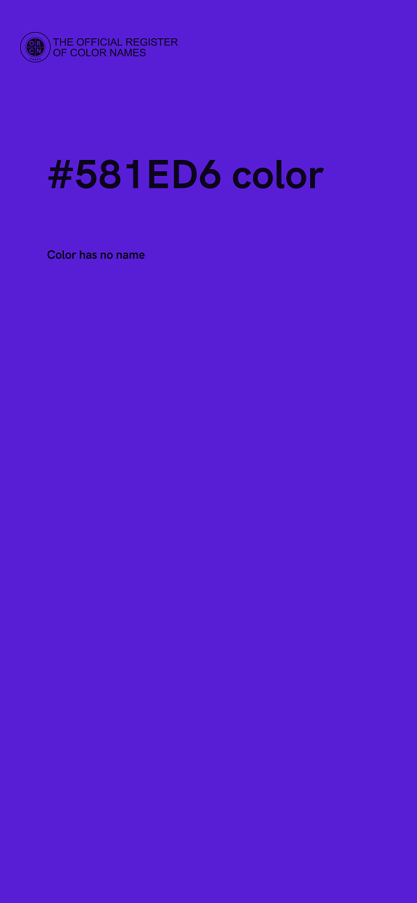 #581ED6 color image