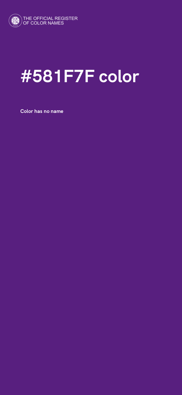 #581F7F color image
