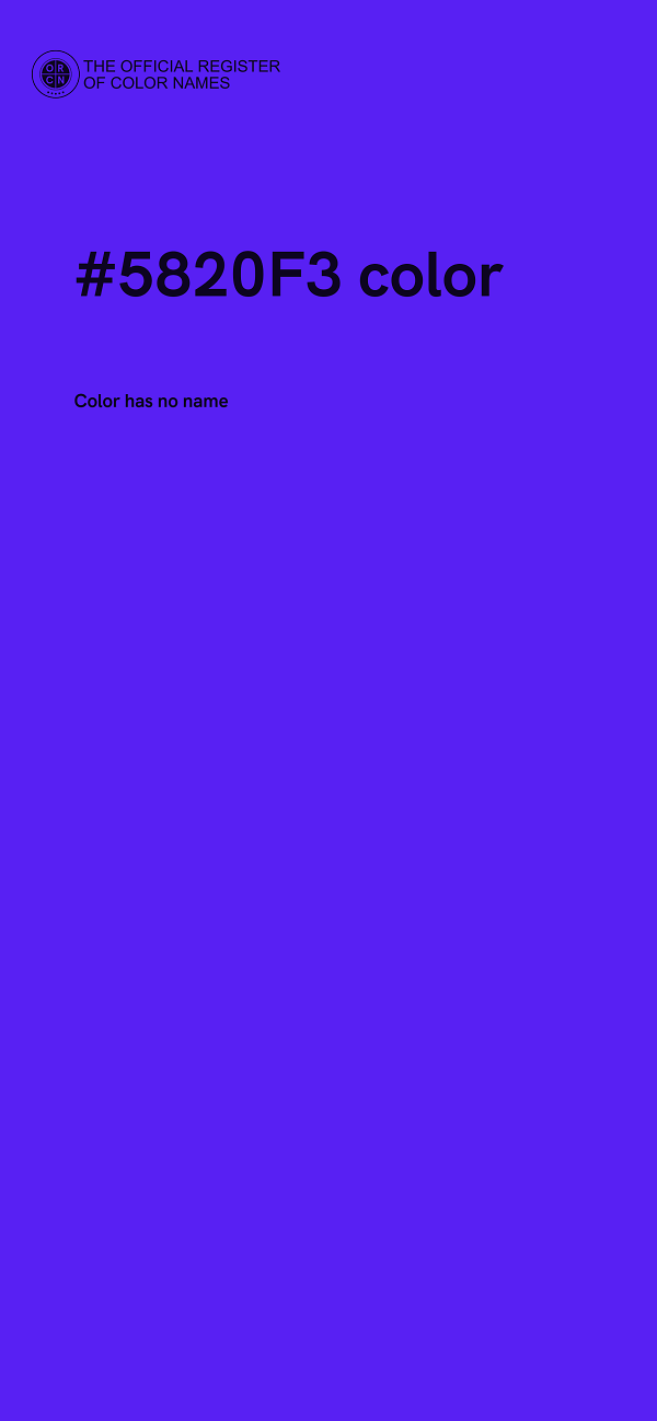 #5820F3 color image