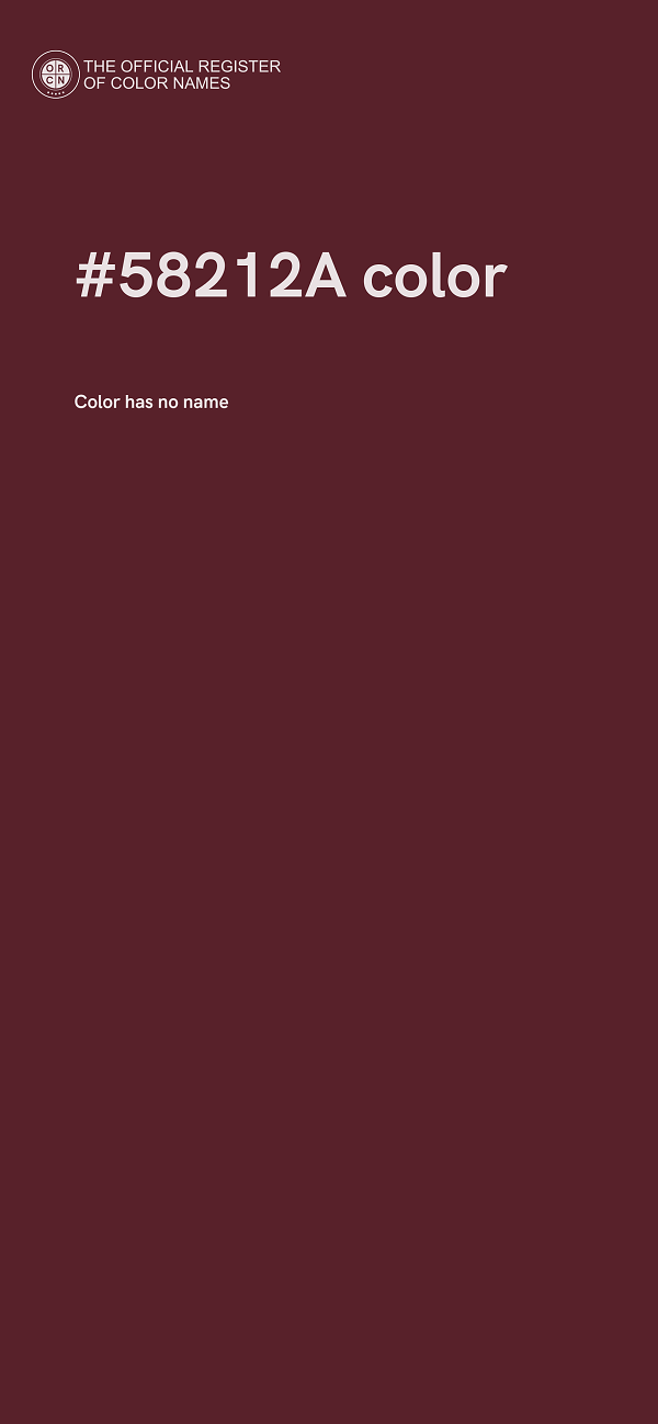 #58212A color image