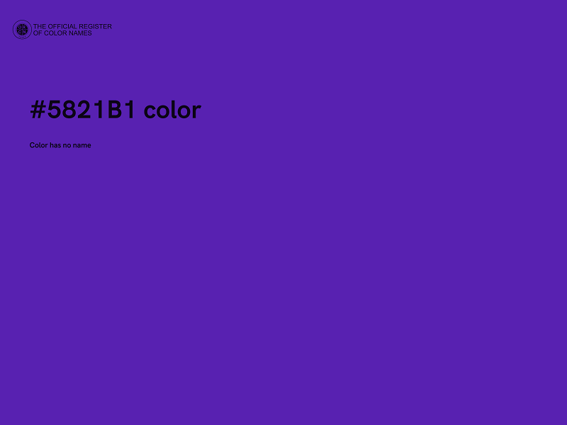 #5821B1 color image