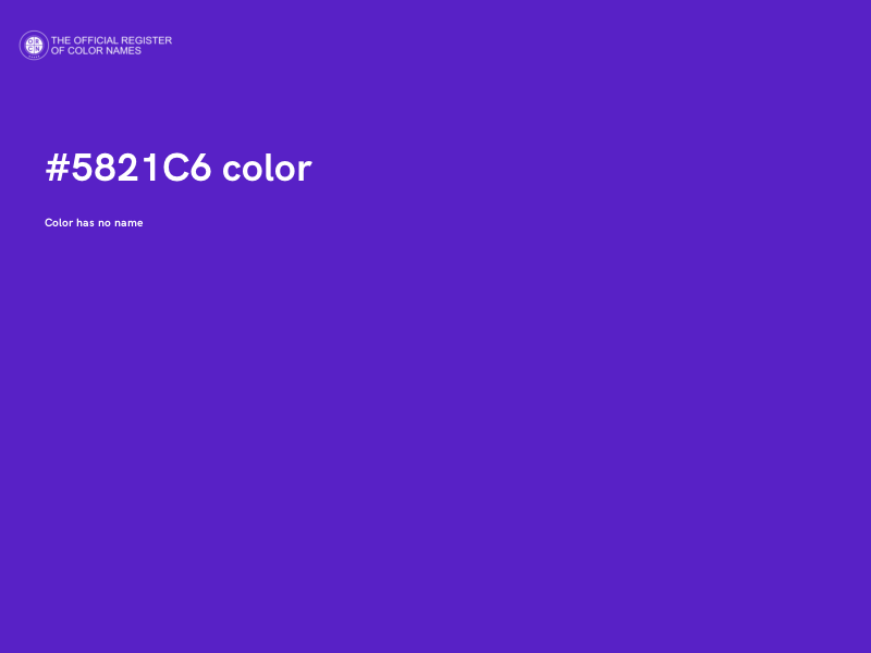 #5821C6 color image
