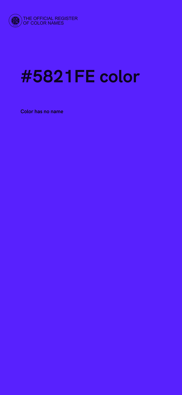 #5821FE color image