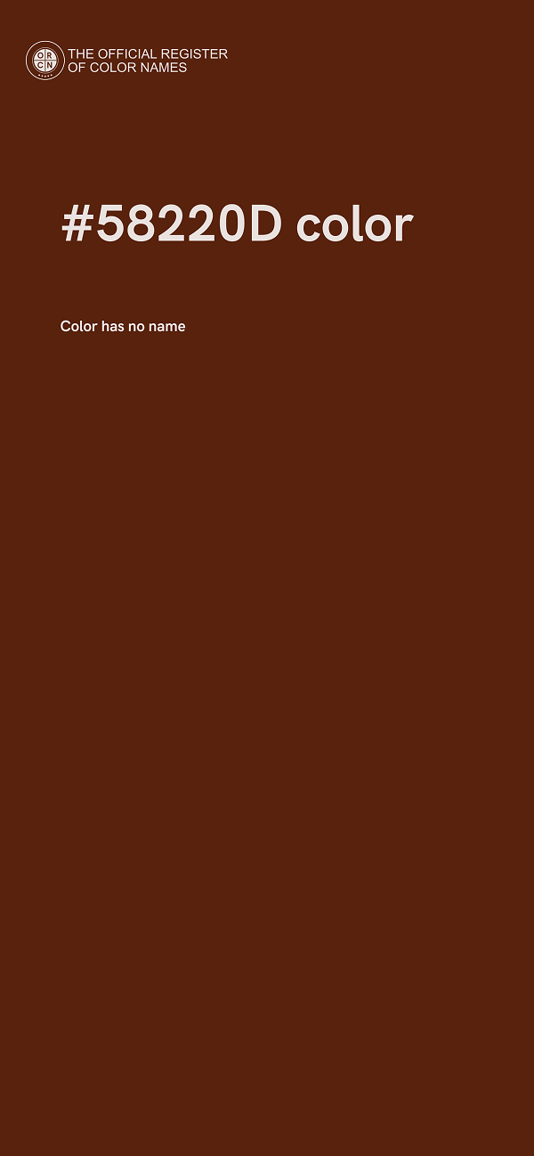#58220D color image