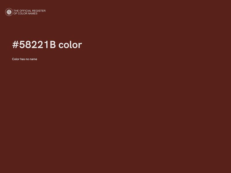 #58221B color image