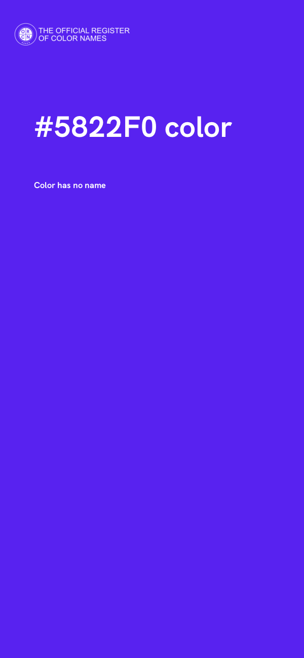 #5822F0 color image